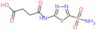 4-[[5-(Aminosulfonyl)-1,3,4-thiadiazol-2-yl]amino]-4-oxobutanoic acid