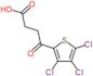 4-oxo-4-(3,4,5-trichlorothiophen-2-yl)butanoic acid