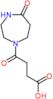 4-oxo-4-(5-oxo-1,4-diazepan-1-yl)butanoic acid