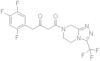 1-[5,6-Dihydro-3-(trifluoromethyl)-1,2,4-triazolo[4,3-a]pyrazin-7(8H)-yl]-4-(2,4,5-trifluorophenyl…