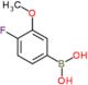 (4-fluoro-3-methoxy-phenyl)boronic acid