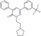 4-phenyl-2-[2-(pyrrolidin-1-yl)ethyl]-6-[3-(trifluoromethyl)phenyl]pyridazin-3(2H)-one