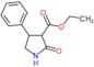 2-Oxo-4-phenylpyrrolidine-3-carboxylic acid ethyl ester