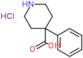 4-Piperidinecarboxylic acid, 4-phenyl-, hydrochloride