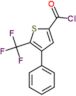 4-phenyl-5-(trifluoromethyl)thiophene-2-carbonyl chloride