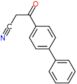 3-(biphenyl-4-yl)-3-oxopropanenitrile