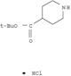 4-Piperidinecarboxylicacid, 1,1-dimethylethyl ester, hydrochloride (1:1)
