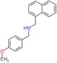 1-(4-methoxyphenyl)-N-(naphthalen-1-ylmethyl)methanamine