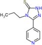 2,4-Dihydro-4-propyl-5-(4-pyridinyl)-3H-1,2,4-triazole-3-thione