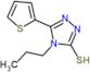 4-propyl-5-thiophen-2-yl-2,4-dihydro-3H-1,2,4-triazole-3-thione