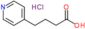 4-(pyridin-4-yl)butanoic acid hydrochloride (1:1)