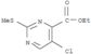 4-Pyrimidinecarboxylicacid, 5-chloro-2-(methylthio)-, ethyl ester