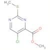 4-Pyrimidinecarboxylic acid, 5-chloro-2-(methylthio)-, methyl ester
