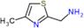 1-(4-methyl-1,3-thiazol-2-yl)methanamine