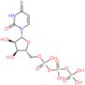 1-[5-O-(hydroxy{[hydroxy(phosphonooxy)phosphoryl]oxy}phosphoryl)-beta-D-ribofuranosyl]-4-thioxo-3,…