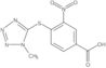4-[(1-Methyl-1H-tetrazol-5-yl)thio]-3-nitrobenzoic acid