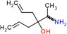 4-(1-aminoethyl)hepta-1,6-dien-4-ol