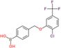 (4-{[2-chloro-5-(trifluoromethyl)phenoxy]methyl}phenyl)boronic acid