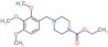 Ethyl 4-[(2,3,4-trimethoxyphenyl)methyl]-1-piperazinecarboxylate