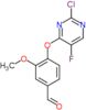 4-[(2-chloro-5-fluoropyrimidin-4-yl)oxy]-3-methoxybenzaldehyde