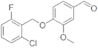 4-[(2-chloro-6-fluorobenzyl)oxy]-3-methoxybenzaldehyde