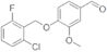 4-[(2-Chloro-6-fluorophenyl)methoxy]-3-methoxybenzaldehyde