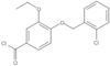 4-[(2-Chlorophenyl)methoxy]-3-ethoxybenzoyl chloride