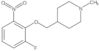 4-[(2-Fluoro-6-nitrophenoxy)methyl]-1-methylpiperidine