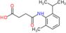 4-{[2-methyl-6-(propan-2-yl)phenyl]amino}-4-oxobutanoic acid