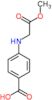 4-[(2-methoxy-2-oxoethyl)amino]benzoic acid