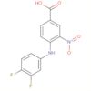 Benzoic acid, 4-[(3,4-difluorophenyl)amino]-3-nitro-