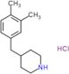 4-[(3,4-dimethylphenyl)methyl]piperidine hydrochloride