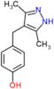 4-[(3,5-dimethyl-1H-pyrazol-4-yl)methyl]phenol