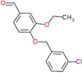 4-[(3-Chlorophenyl)methoxy]-3-ethoxybenzaldehyde