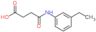 4-[(3-ethylphenyl)amino]-4-oxobutanoic acid