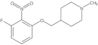 4-[(3-Fluoro-2-nitrophenoxy)methyl]-1-methylpiperidine