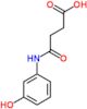 4-[(3-hydroxyphenyl)amino]-4-oxobutanoic acid