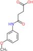 4-[(3-methoxyphenyl)amino]-4-oxobutanoic acid