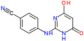 4-[(4-hydroxy-6-oxo-1H-pyrimidin-2-yl)amino]benzonitrile