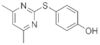 4-[(4,6-DIMETHYLPYRIMIDIN-2-YL)THIO]PHENOL