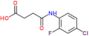 4-[(4-chloro-2-fluorophenyl)amino]-4-oxobutanoic acid