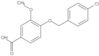 4-[(4-Chlorophenyl)methoxy]-3-methoxybenzoic acid