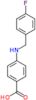 4-[(4-fluorobenzyl)amino]benzoic acid