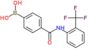 [4-[[2-(trifluoromethyl)phenyl]carbamoyl]phenyl]boronic acid