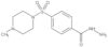 4-[(4-Methyl-1-piperazinyl)sulfonyl]benzoic acid hydrazide