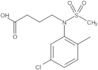 4-[(5-Chloro-2-methylphenyl)(methylsulfonyl)amino]butanoic acid