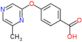 4-(6-methylpyrazin-2-yl)oxybenzoic acid