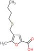 4-[(butylsulfanyl)methyl]-5-methylfuran-2-carboxylic acid