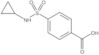 4-[(Cyclopropylamino)sulfonyl]benzoic acid