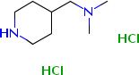 4-Piperidinemethanamine, N,N-dimethyl-, hydrochloride (1:2)